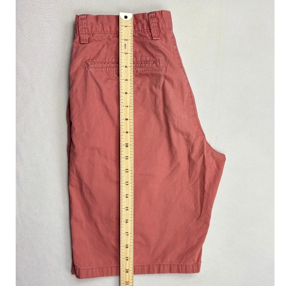 JCrew Shorts Mens 30 Pink Coral 10.5 Club Chino Cotton Casual Summer Preppy
